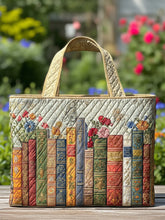 Leaf Chapter Quilted Tote Bag