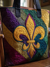 Vibrant Revels Quilted Tote Bag