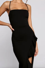 Sleeveless High Slit Formal Dress