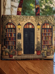 Bookstore  Quilted Tote Bag