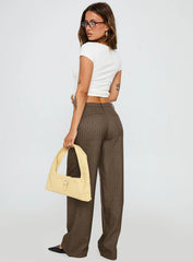 Broadcast Pants Beige Pinstripe