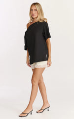 Ruby Top - shirt in Black