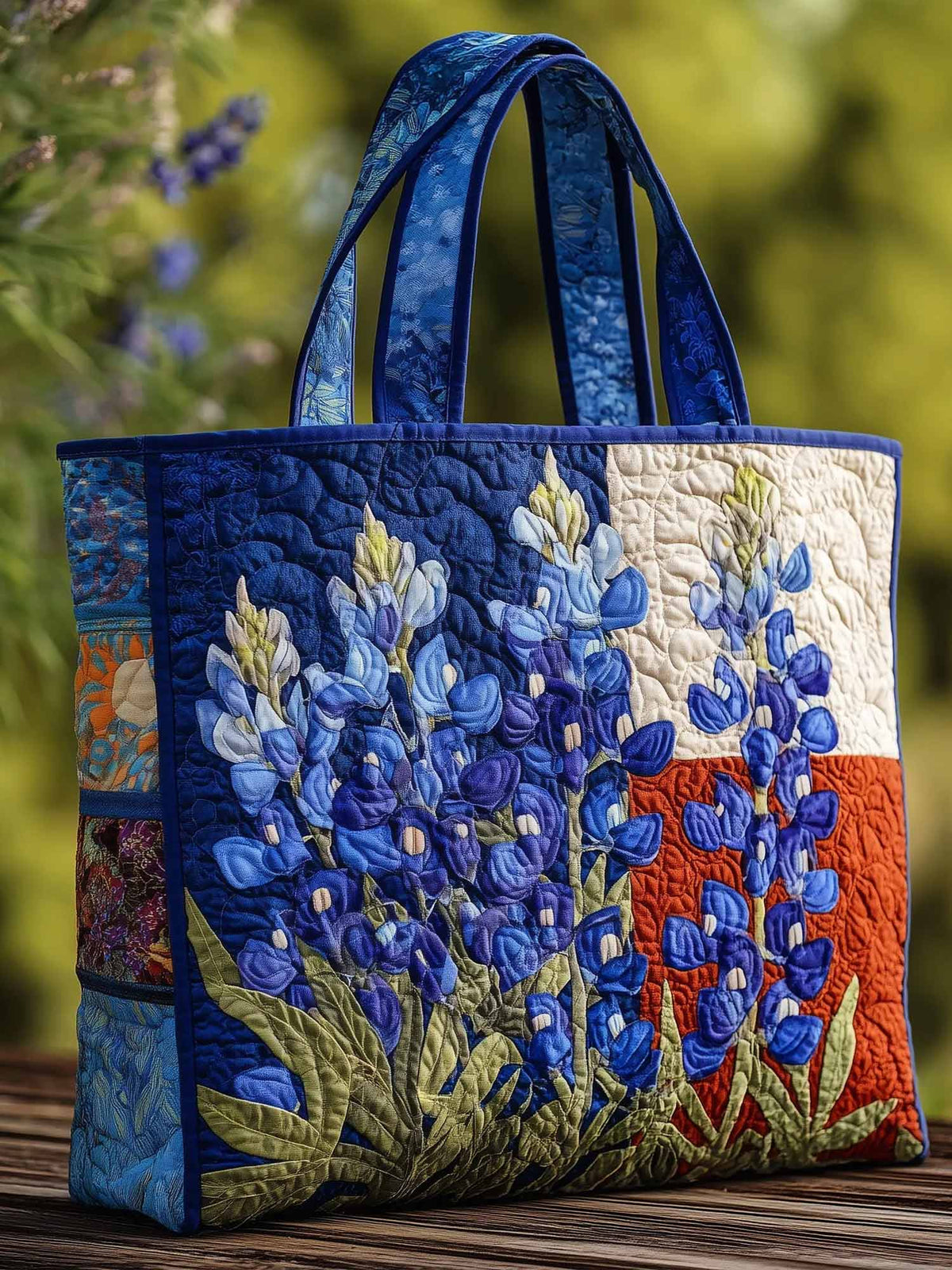 Bluebonnet  Quilted Tote Bag