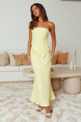 Found You Asymmetrical Top Yellow