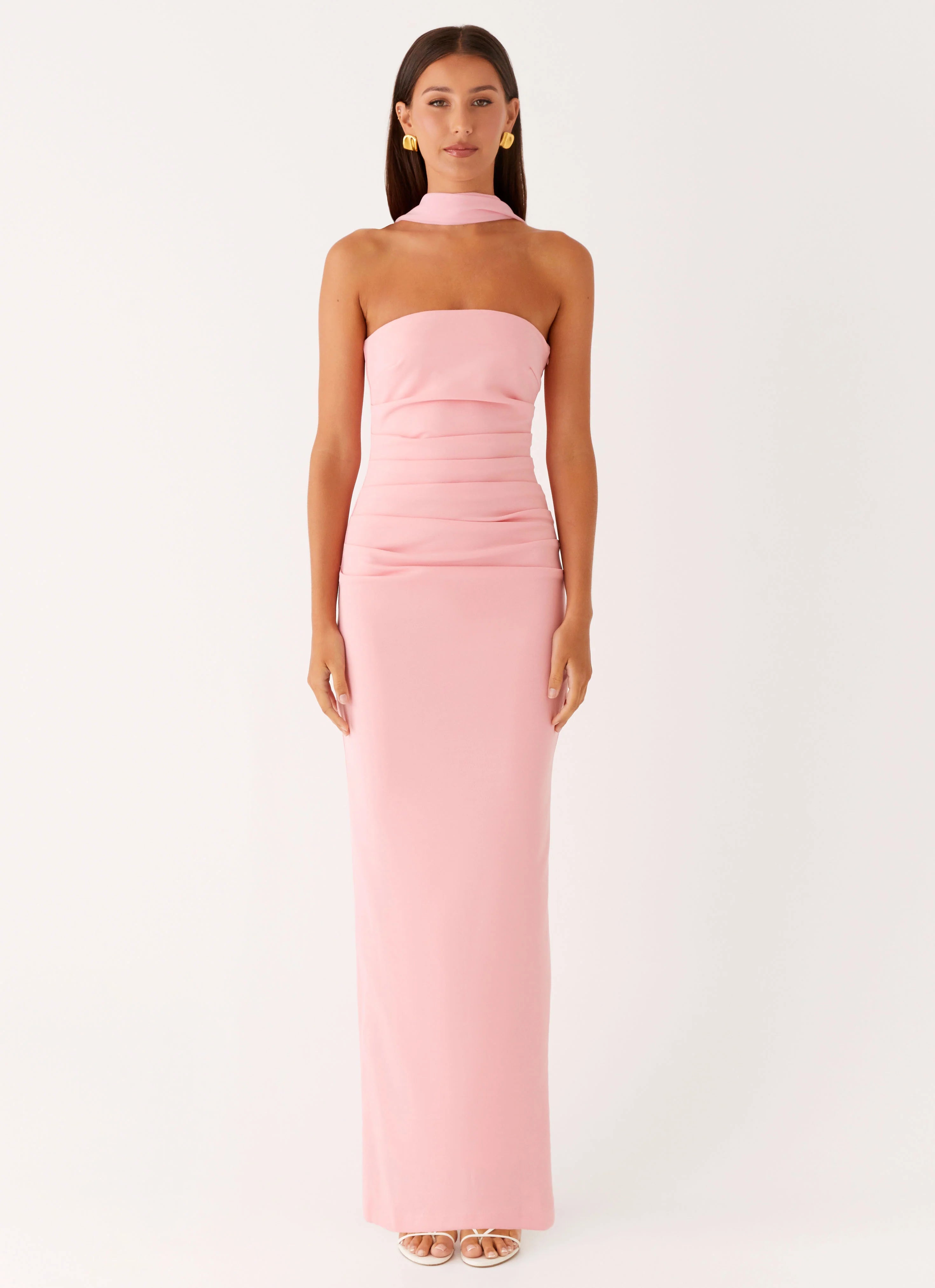 Libra Maxi Dress - Pink