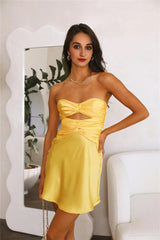 Sky High Dress Yellow