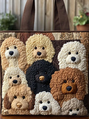 Puppy Pals Quilted Tote Bag
